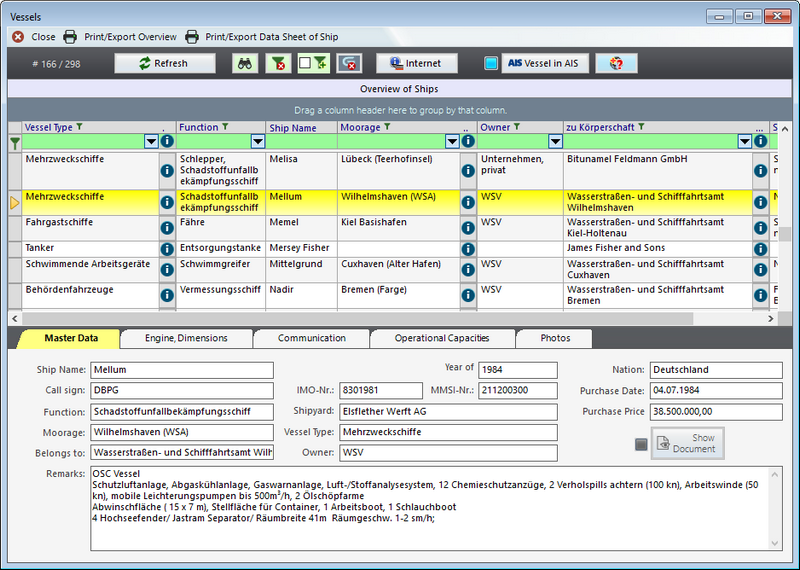 Screenshot database